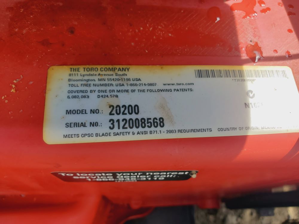 
								2012 Toro Timemaster 30 full									