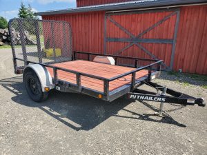 2023 PJ Trailers U7 77″x10′ Utility Trailer 3K#