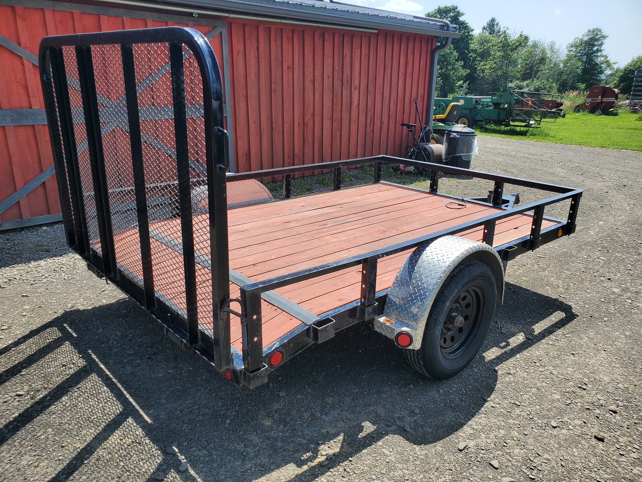 
								2023 PJ Trailers U7 77″x10′ Utility Trailer 3K# full									
