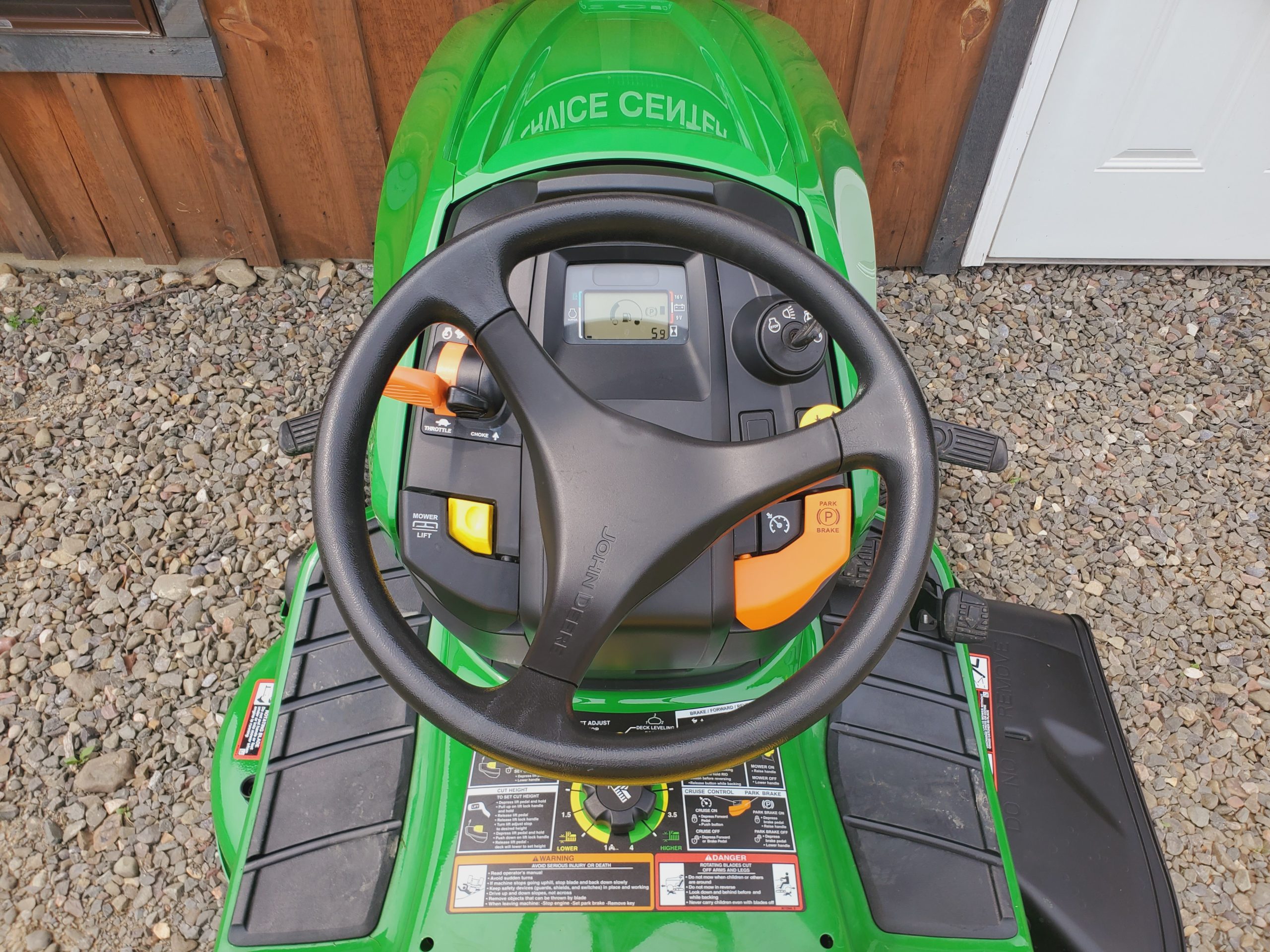 
								2025 John Deere X350 Riding Lawn Mower Tractor full									